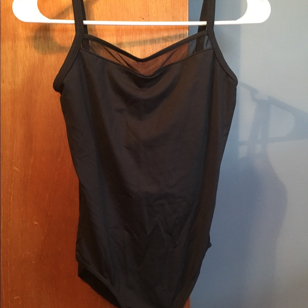 Bloch black dance leotard